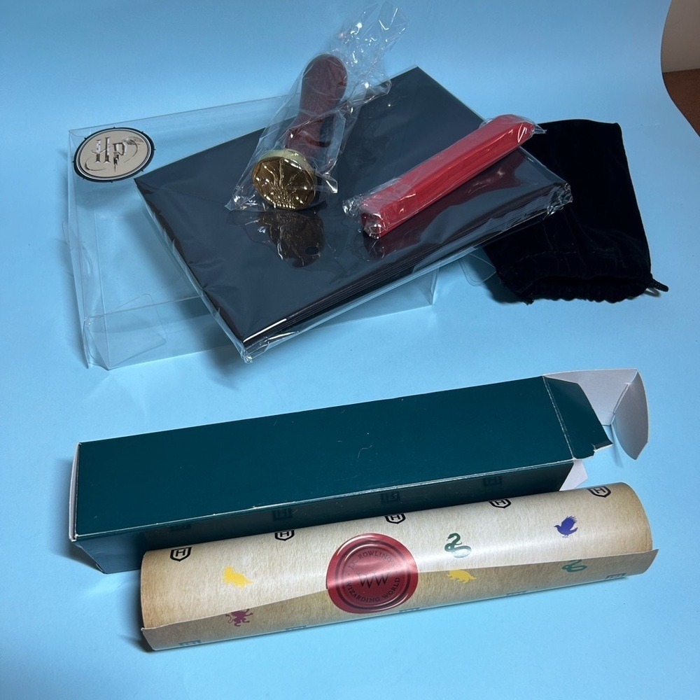 Harry Potter Letter and Wax Seal Stamp-new NWOT